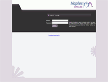 Tablet Screenshot of clients.naplessingles.com